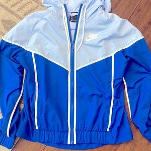 Nike Blue two toned wind breaker